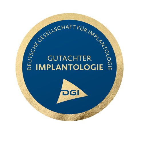 Gutachter Siegel für Implatologie für Dr.Bowien in Glinde